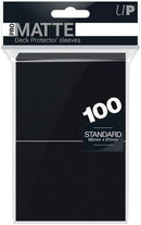 100 Bustine protettive Nero Matte Sleeves ULTRA PRO Standard Size 66 x 91 mm