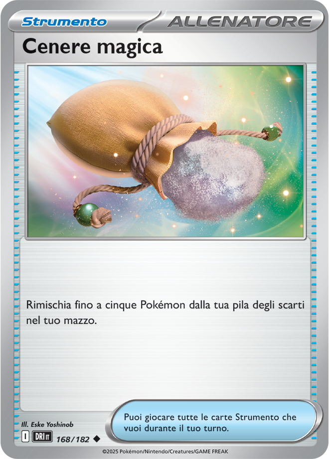 Cenere magica DRI 168/182 - ITA - Near Mint - Scarlatto e Violetto - Rivali Predestinati - Carta Pokemon