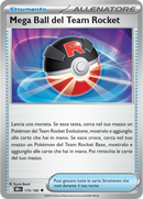 Mega Ball del Team Rocket 175/182 - ITA - Near Mint - Scarlatto e Violetto - Rivali Predestinati - Carta Pokemon
