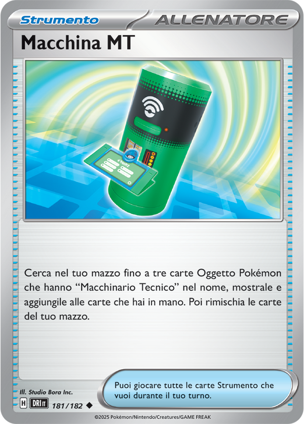 Macchina MT 181/182 - ITA - Near Mint - Scarlatto e Violetto - Rivali Predestinati - Carta Pokemon