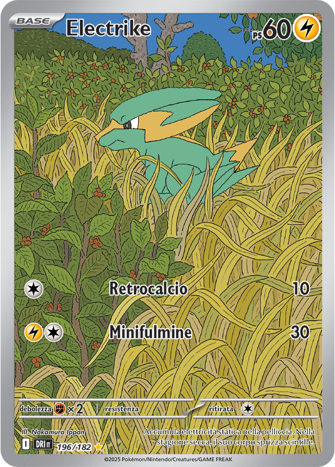 Electrike 196/182 - ITA - Near Mint - Scarlatto e Violetto - Rivali Predestinati - Carta Pokemon