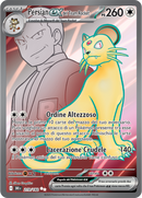 Persian-ex del Team Rocket 219/182 Full Art - ITA - Near Mint - Scarlatto e Violetto - Rivali Predestinati - Carta Pokemon