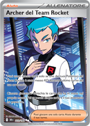 Archer del Team Rocket 223/182 Full Art - ITA - Near Mint - Scarlatto e Violetto - Rivali Predestinati - Carta Pokemon