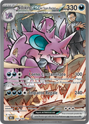 Nidoking-ex del Team Rocket 233/182 Alternative Art - ITA - Near Mint - Scarlatto e Violetto - Rivali Predestinati - Carta Pokemon