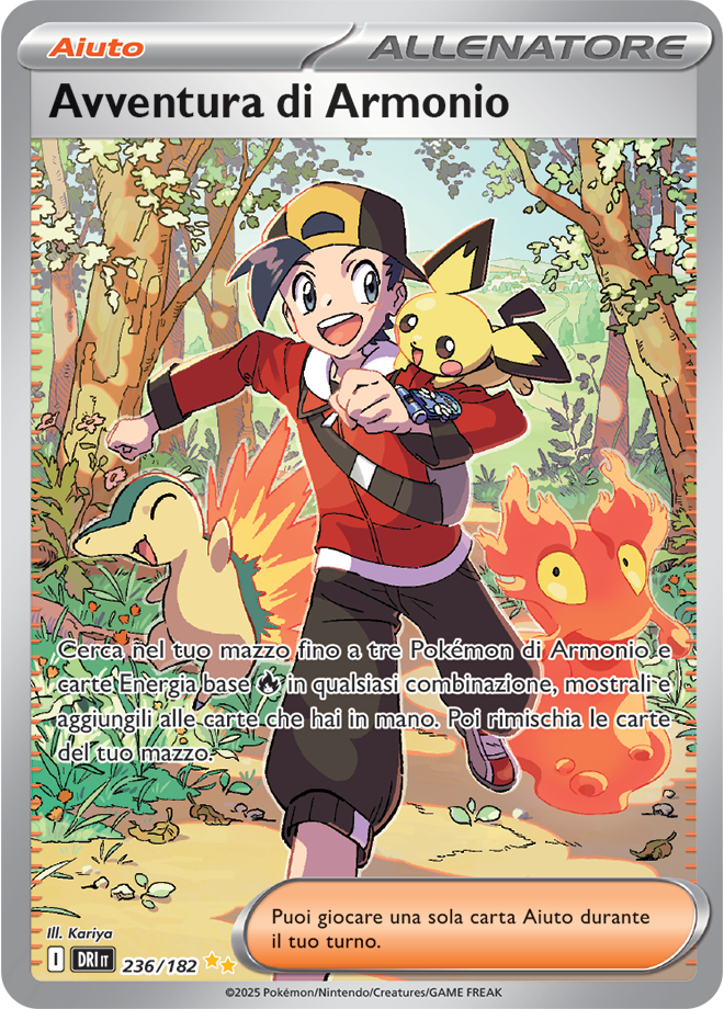 Avventura di Armonio DRI 236/182 Alternative Art - ITA - Near Mint - Scarlatto e Violetto - Rivali Predestinati - Carta Pokemon