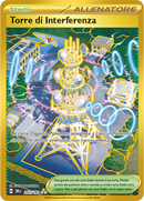 Torre di Interferenza 243/182 Segreta Oro - ITA - Near Mint - Scarlatto e Violetto - Rivali Predestinati - Carta Pokemon