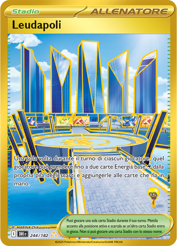 Leudapoli 244/182 Segreta Oro - ITA - Near Mint - Scarlatto e Violetto - Rivali Predestinati - Carta Pokemon