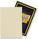 100 Bustine protettive Ivory Matte Sleeves DRAGON SHIELD Standard Size 66,5 x 92,5 mm Avorio