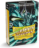60 Bustine protettive Mint Matte Sleeves DRAGON SHIELD Japanese Size 62 x 89 mm Verde Menta