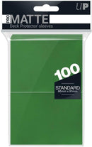 100 Bustine protettive Verde Matte Sleeves ULTRA PRO Standard Size 66 x 91 mm