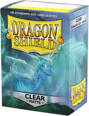 100 Bustine protettive Clear Matte Sleeves DRAGON SHIELD Standard Size 66,5 x 92,5 mm Trasparenti