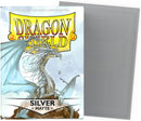 100 Bustine protettive Silver Matte Sleeves DRAGON SHIELD Standard Size 66,5 x 92,5 mm Argento