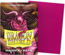 60 Bustine protettive Magenta Matte Sleeves DRAGON SHIELD Japanese Size 62 x 89 mm Magenta