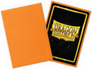 60 Bustine protettive Orange Matte Sleeves DRAGON SHIELD Japanese Size 62 x 89 mm Arancione