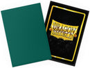 60 Bustine protettive Power Dual Matte Sleeves DRAGON SHIELD Japanese Size 62 x 89 mm Verde