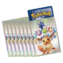 65 Bustine protettive ETB Evoluzioni Prismatiche Eevee Sleeves POKEMON Standard Size 67 x 92 mm