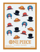 70 Bustine protettive Hat Patterns - Official Card Sleeve vol. 13 - Sleeves BANDAI Ufficiali One Piece Standard Size 66 x 92 mm