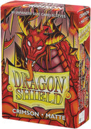 60 Bustine protettive Crimson Matte Sleeves DRAGON SHIELD Japanese Size 62 x 89 mm Rosso Cremisi