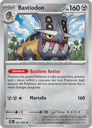 Bastiodon PBL 062/084 Rara Reverse Holo - ITA - Near Mint - Megaevoluzione - Buio Pesto - Carta Pokemon