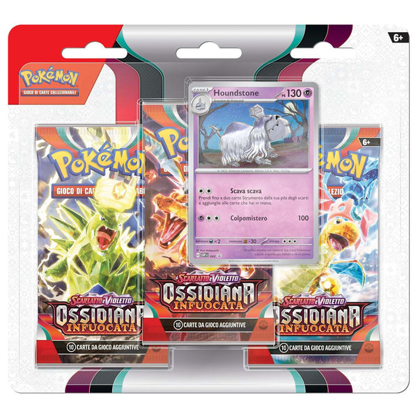 Blister da 3 bustine Scarlatto e Violetto - Ossidiana Infuocata - Houndstone - ITA