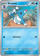 Brionne PBL 019/084 Comune Reverse Holo - ITA - Near Mint - Megaevoluzione - Buio Pesto - Carta Pokemon