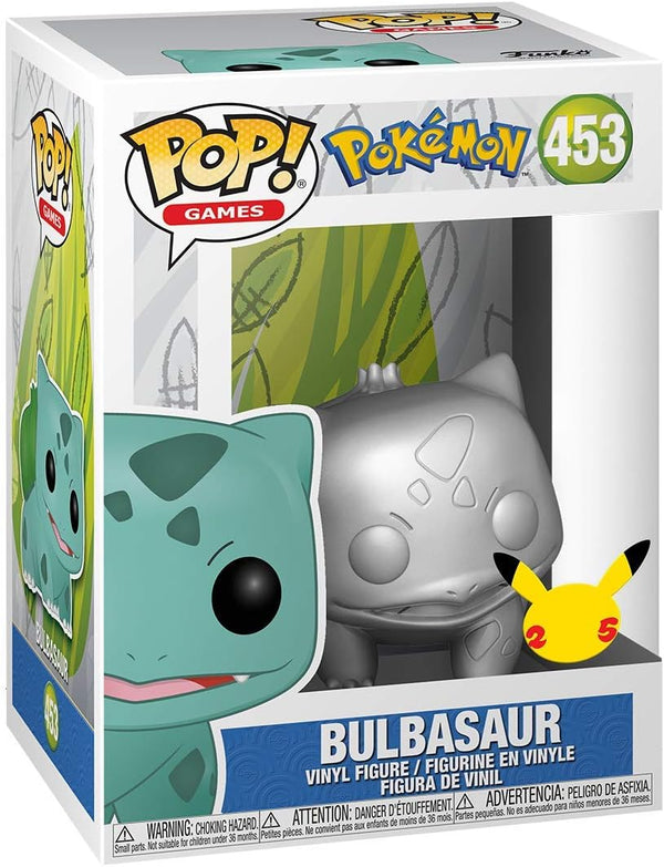 Bulbasaur 453 Silver - Edizione 25° Anniversario - Funko POP! Pokemon