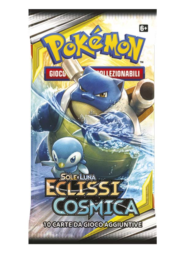 Bustina Sole e Luna - Eclissi Cosmica - ITA - Artwork Casuale - 10 Carte POKEMON