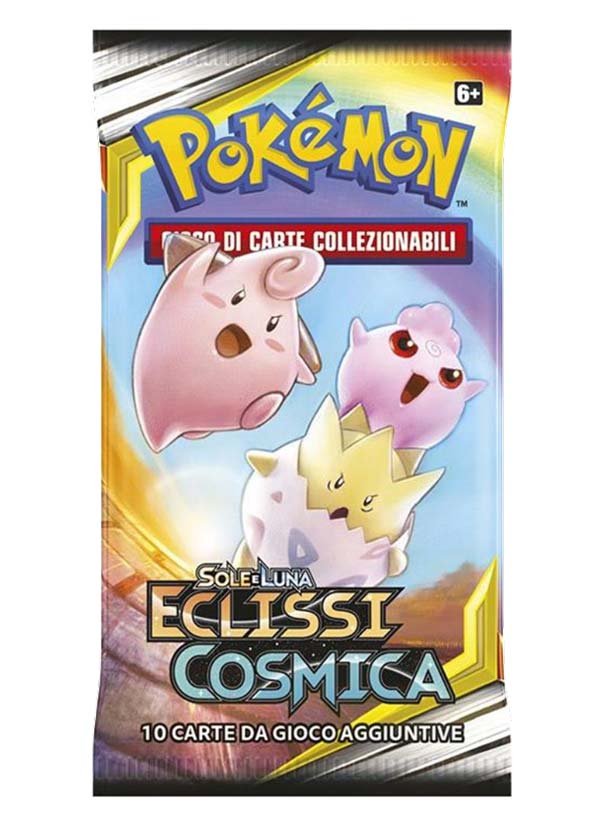 Bustina Sole e Luna - Eclissi Cosmica - ITA - Artwork Casuale - 10 Carte POKEMON