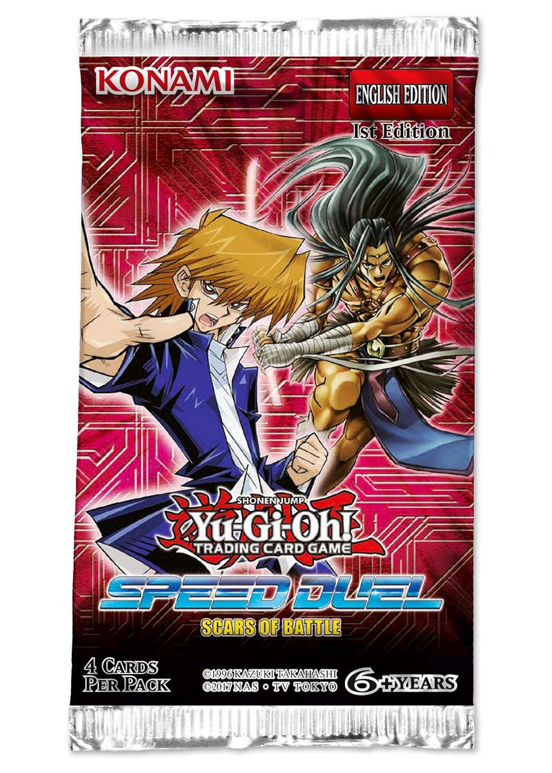 Bustina 4 carte Yu-Gi-Oh! Speed Duel - Cicatrici di Battaglia - 1a Edizione - ITA
