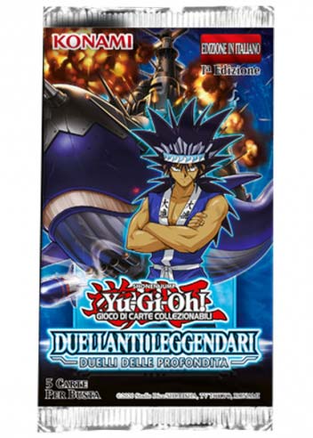 Bustina 5 carte Yu-Gi-Oh! Duellanti Leggendari Duelli delle Profondità - 1a Edizione - ITA
