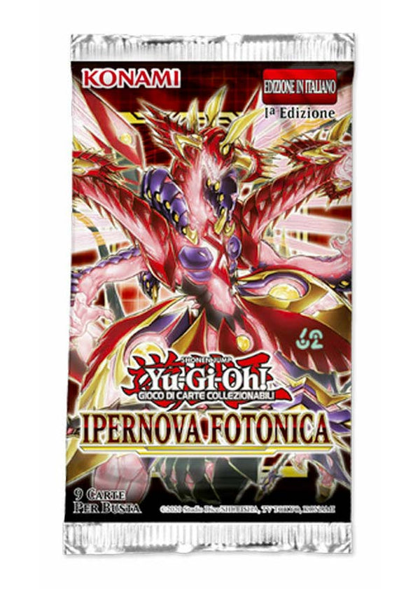 Bustina 9 carte Yu-Gi-Oh! Ipernova Fotonica - 1a Edizione - ITA