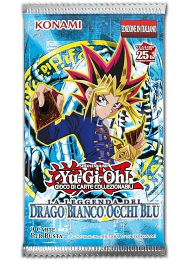 Bustina 9 carte Yu-Gi-Oh! La Leggenda del Drago Bianco Occhi Blu - Edizione 25° Anniversario - ITA