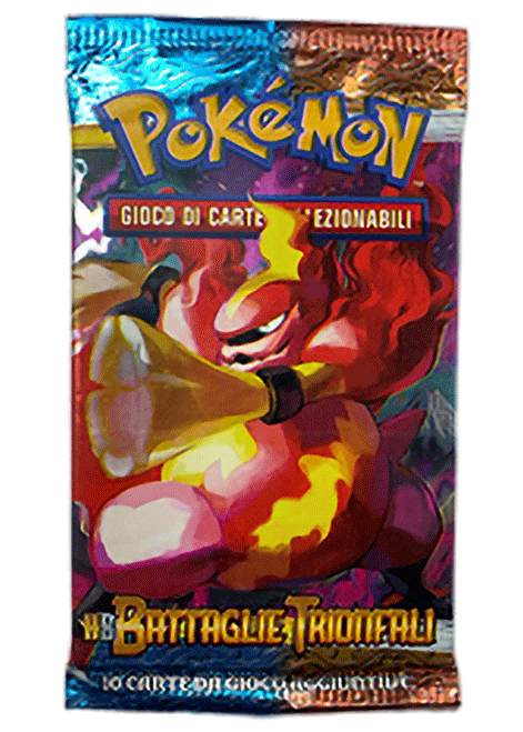 Bustina HeartGold e SoulSilver - Battaglie Trionfali - ITA - Artwork Casuale - 10 Carte POKEMON