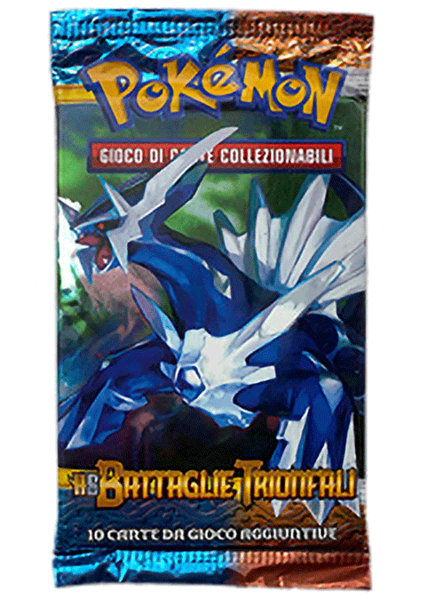 Bustina HeartGold e SoulSilver - Battaglie Trionfali - ITA - Artwork Casuale - 10 Carte POKEMON