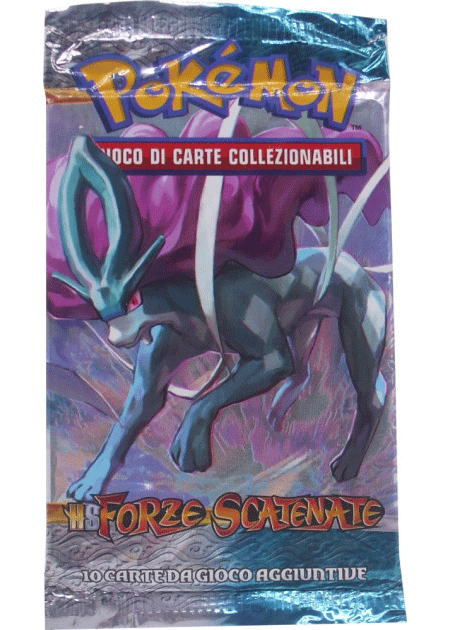 Bustina HeartGold e SoulSilver - Forze Scatenate - ITA - Artwork Casuale - 10 Carte POKEMON