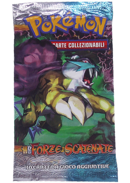 Bustina HeartGold e SoulSilver - Forze Scatenate - ITA - Artwork Casuale - 10 Carte POKEMON