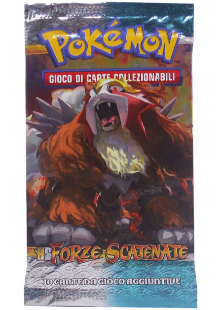 Bustina HeartGold e SoulSilver - Forze Scatenate - ITA - Artwork Casuale - 10 Carte POKEMON