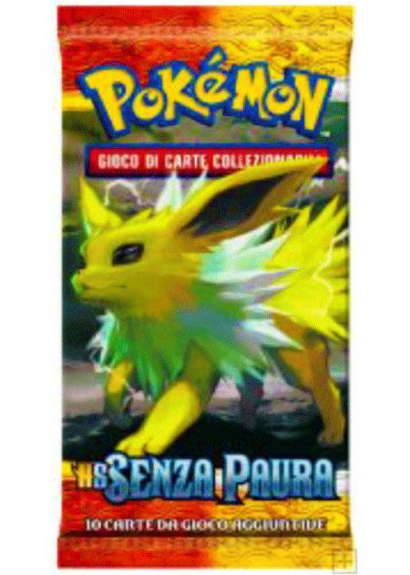 Bustina HeartGold e SoulSilver - Senza Paura - ITA - Artwork Casuale - 10 Carte POKEMON