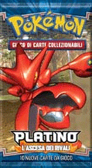 Bustina Platino - L'ascesa dei Rivali - ITA - Artwork Casuale - 10 Carte POKEMON