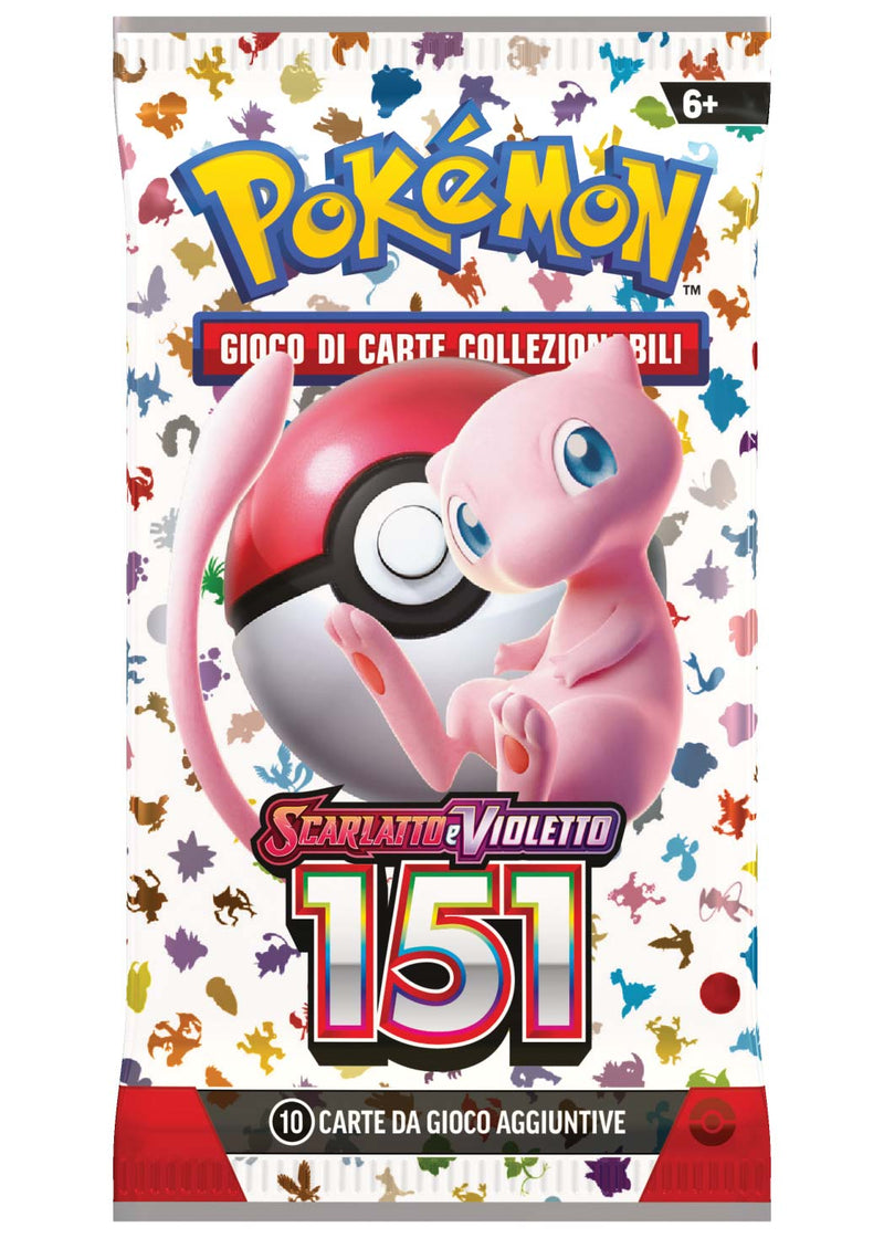 36 Bustine Scarlatto e Violetto - 151 - ITA - 10 Carte POKEMON