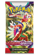 Bustina Scarlatto e Violetto - ITA - Artwork Casuale - 10 Carte POKEMON