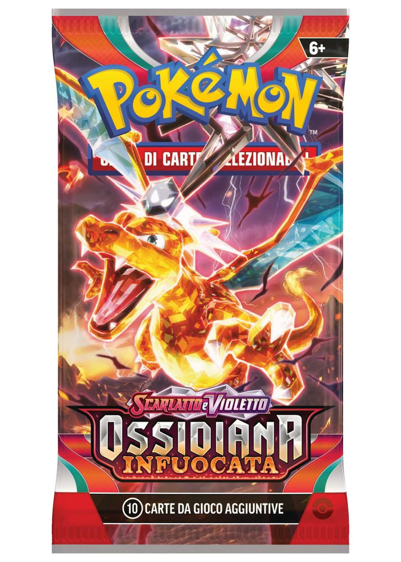 Box Display 36 Bustine Scarlatto e Violetto - Ossidiana Infuocata - ITA