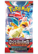 Bustina Scarlatto e Violetto - Ossidiana Infuocata - ITA - Artwork Casuale - 10 Carte POKEMON