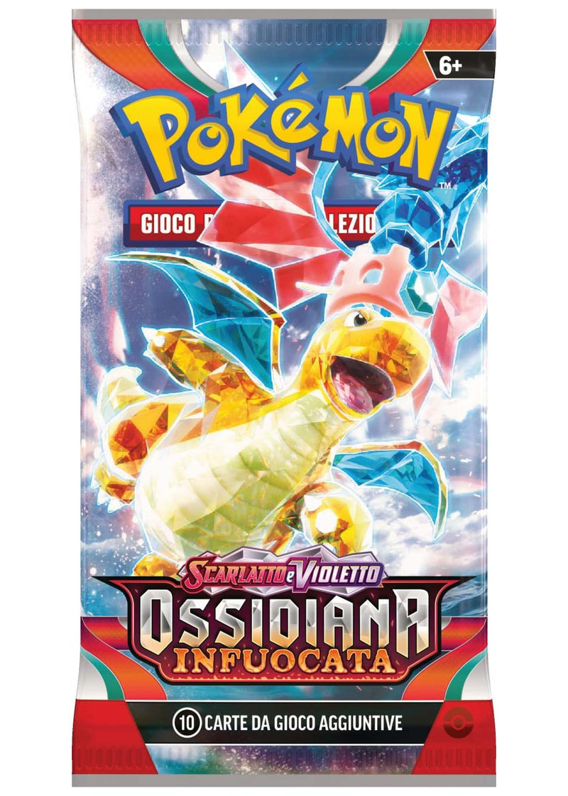 Box Display 36 Bustine Scarlatto e Violetto - Ossidiana Infuocata - ITA