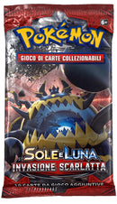 Bustina Sole e Luna - Invasione Scarlatta - ITA - Artwork Casuale - 10 Carte POKEMON