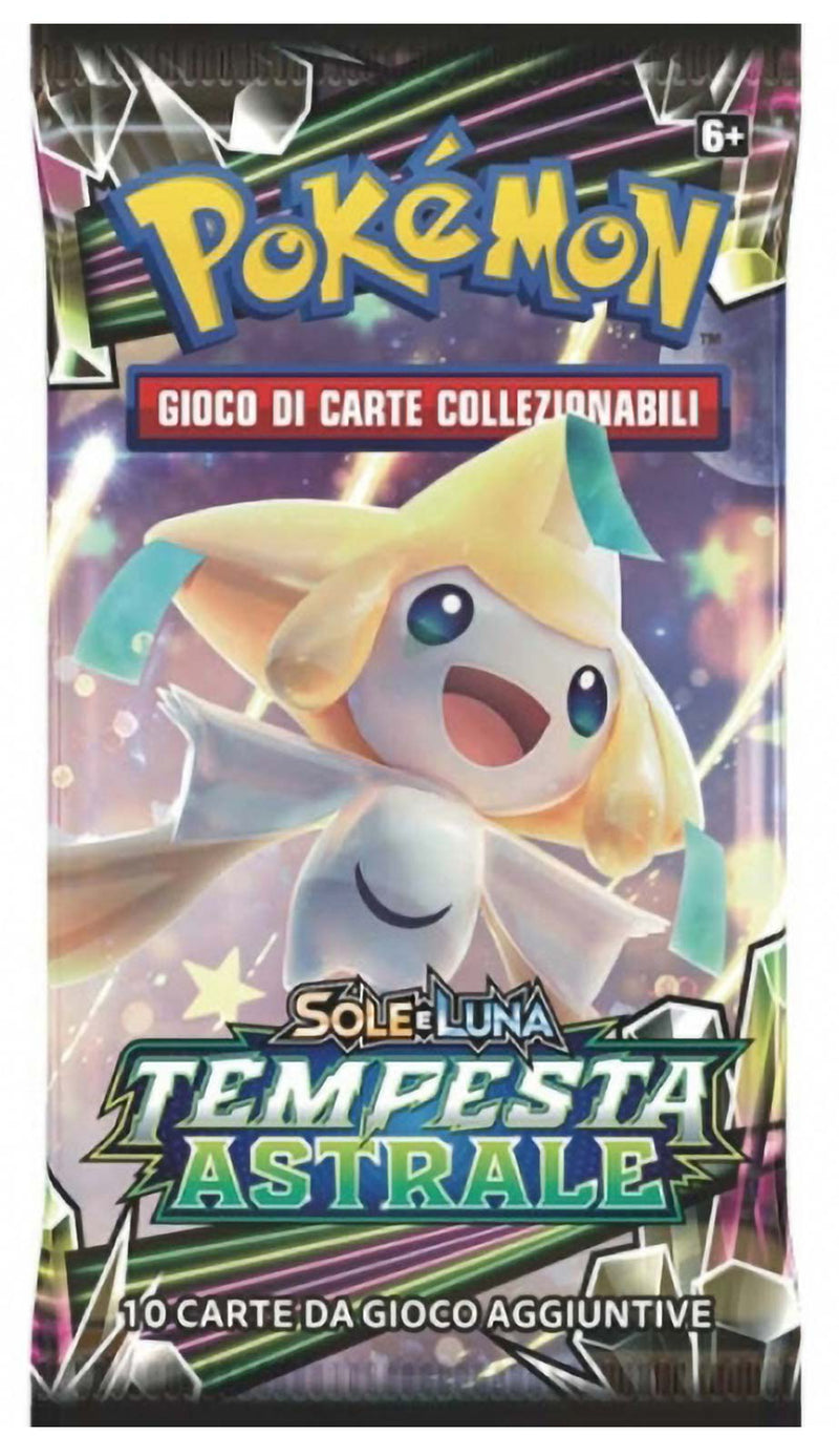 Bustina Sole e Luna - Tempesta Astrale - ITA - Artwork Casuale - 10 Carte POKEMON