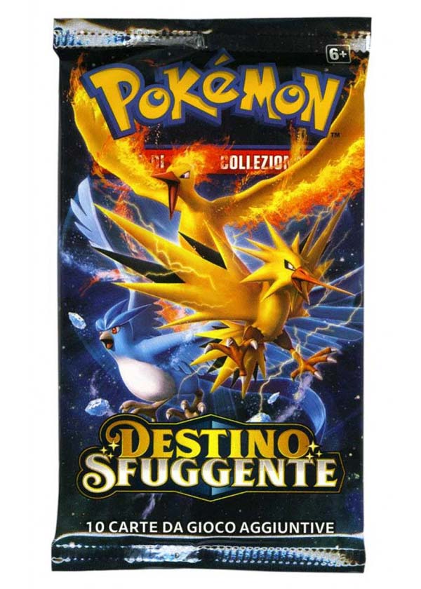 Bustina Sole e Luna - Destino Sfuggente - ITA - Artwork Casuale - 10 Carte POKEMON