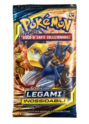 Bustina Sole e Luna - Legami Inossidabili - ITA - 10 Carte POKEMON