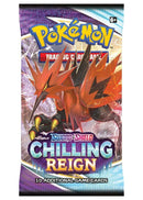 Bustina Sword and Shield - Chilling Reign - ENG - Artwork Casuale - 10 Carte POKEMON