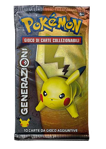 Bustina XY - Generazioni - ITA - Artwork Casuale - 10 Carte POKEMON